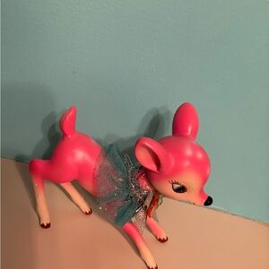 Hobby Lobby Pink Holiday Deer Decor
